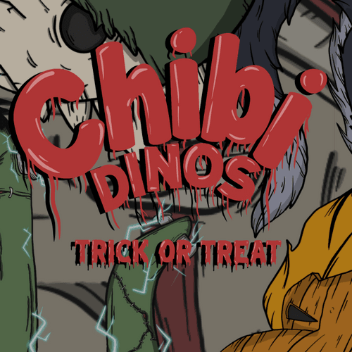 Chibis Dinos Trick or Treat #1