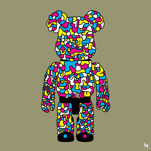 Multicolor bear - Artichoke 1-1