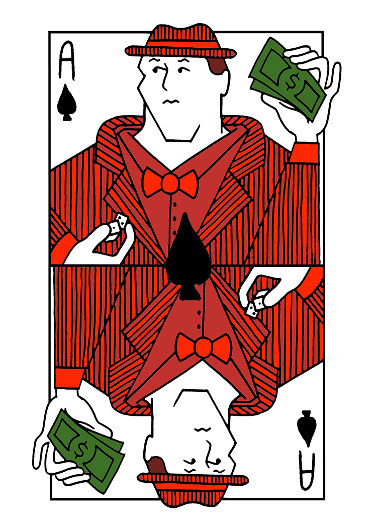 Ace of Spades: Nathan Detroit from Broadway's Guys and Dolls