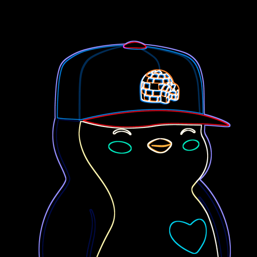 Neon Pudgy Penguin 696