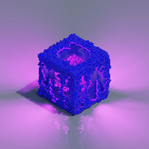 VoxCube gamma Purple-Blue