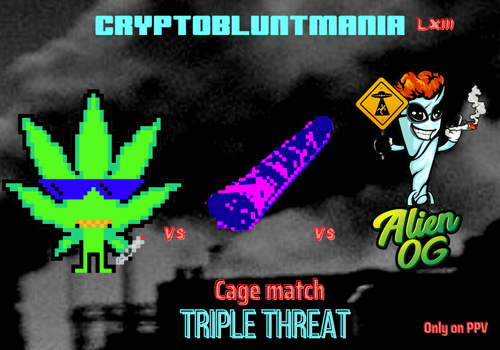 CryptoBlunt 063 - Pixel Buddys x Blunt's Buds Cage Match