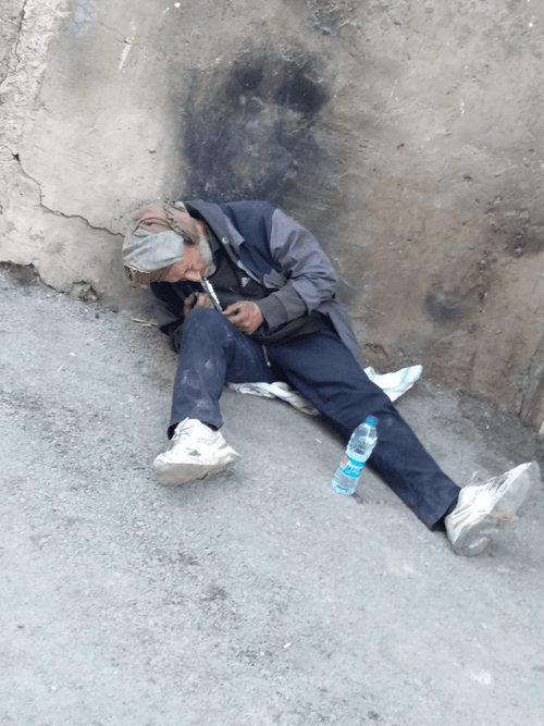 Drug addict (crytsal)