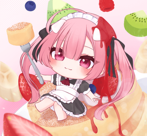 Luv x CryptoMaids fanart