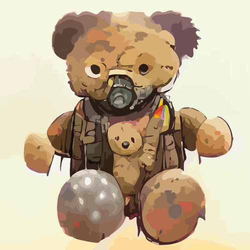 Post Apoc Teddy Bear #011