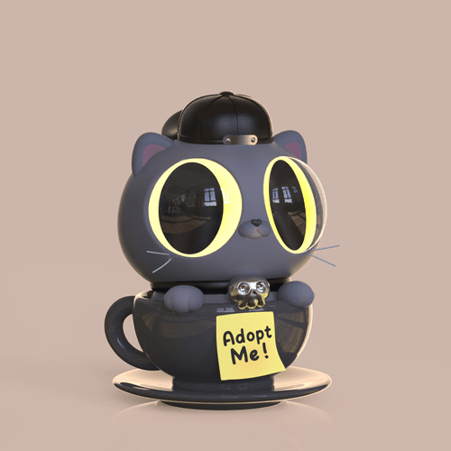 Cupcat #007 Korat