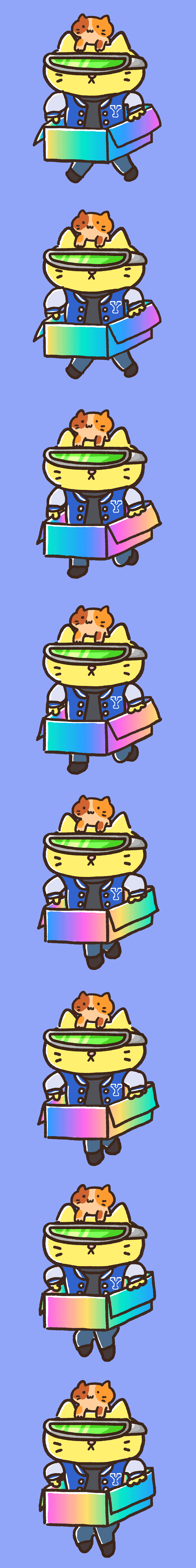 Running Box Cat #217