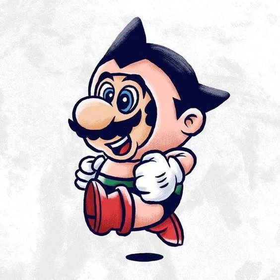 #2 mario astro boy