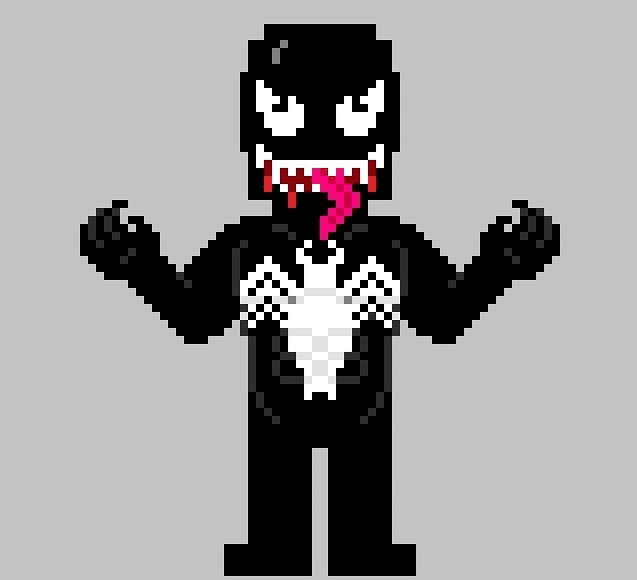 Spider-Man #Venom #Pixel #8bit - CryptoPixelAvatar2 | OpenSea