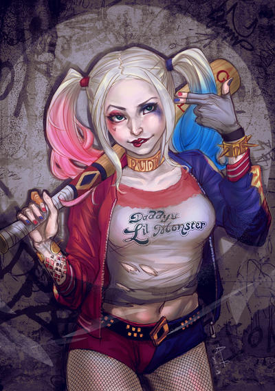 Suicide Squad 2016 Folder Icon - Harley Quinn Art