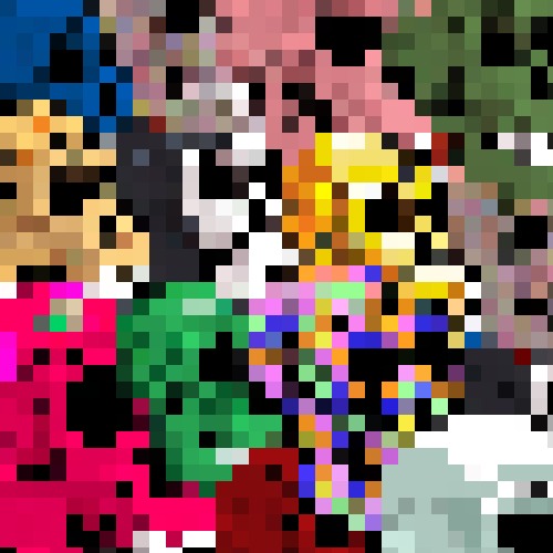 Pixelated Wicked Ape Bone Club