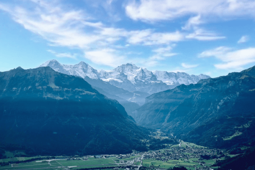 Summer Sky Over Switzerland