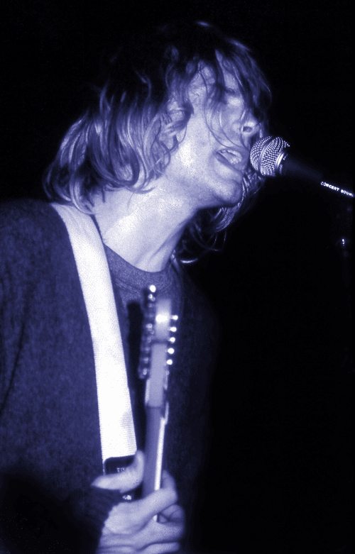 Kurt Cobain, Entertain Us, faded violet