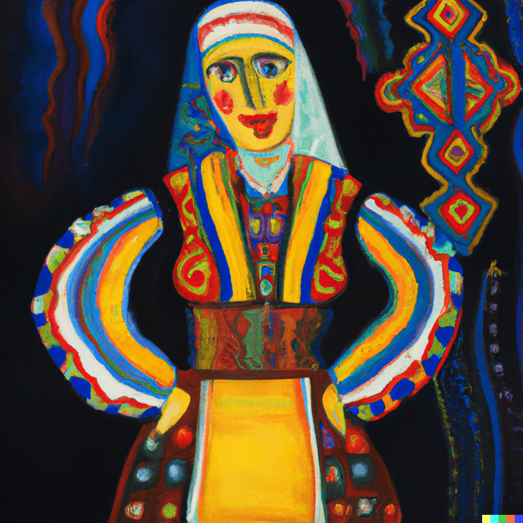 Romanian folk Abstract # 27