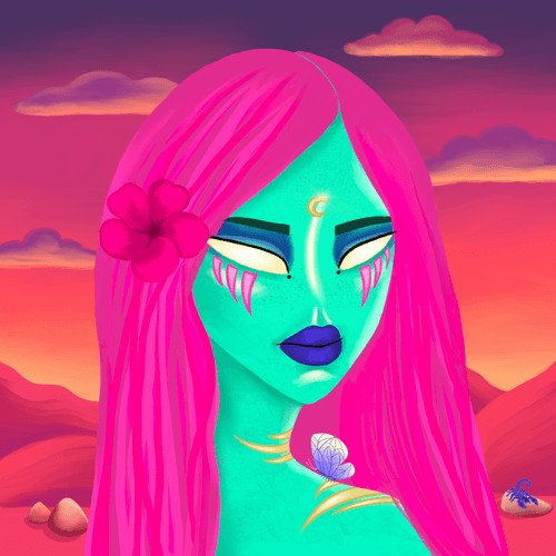 neon alien dreams