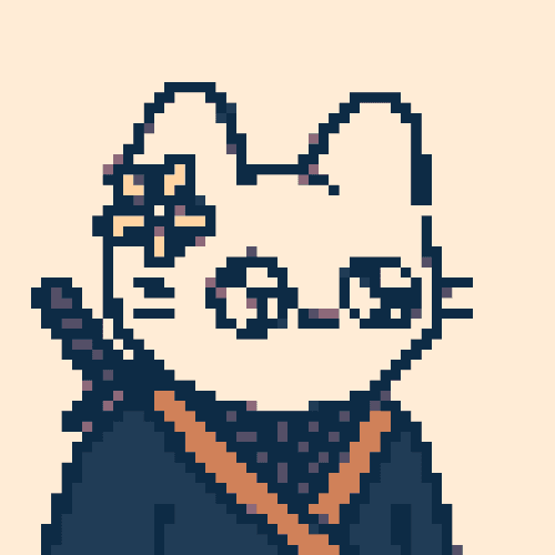 Bored Pixel Cat #1606