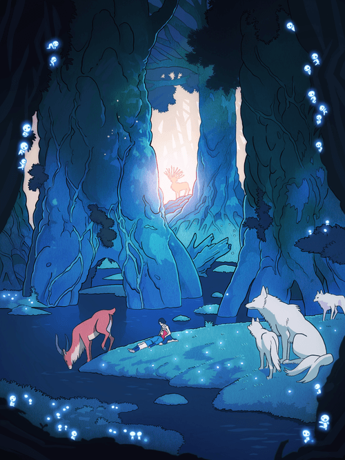 The forest of Spirits