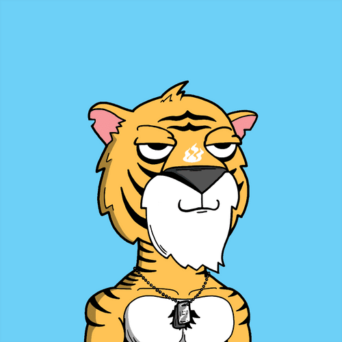 Grouchy Tiger Social Club #7481