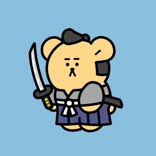 #010 samurai bear