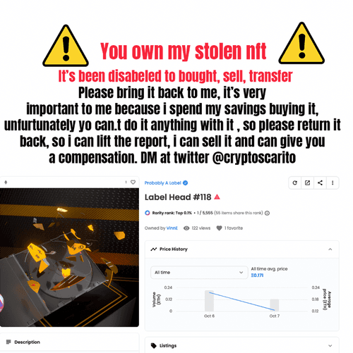 St0len NFT cryptoscarito