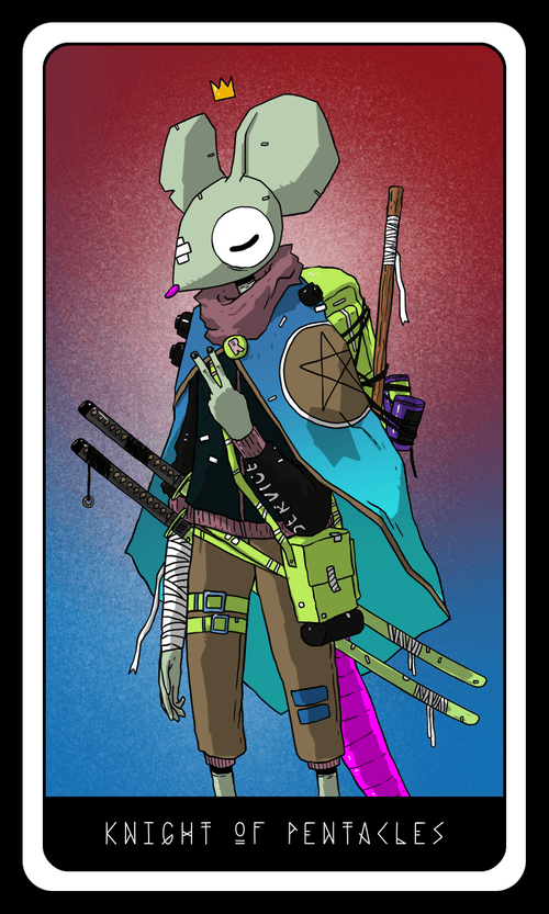 Rosko Sees the Future: Knight of Pentacles - Color Variant 08