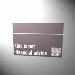 this is not financial advice [cc0] collection image