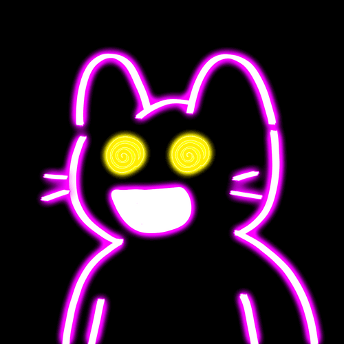 Neon Cat #124