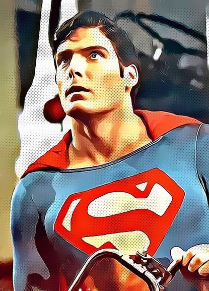 Superman : Christopher Reeve NFT Painting 