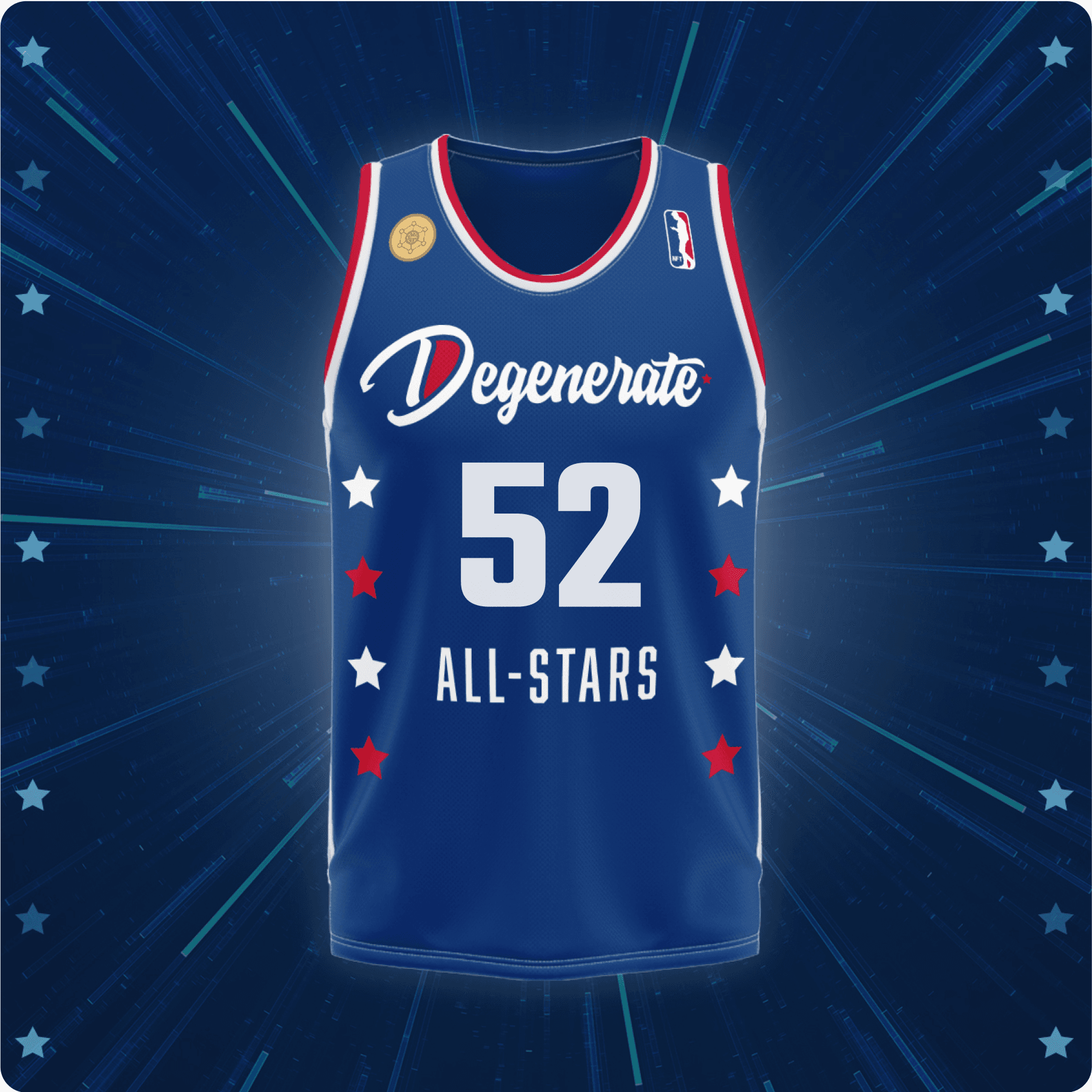 Degenerate All-Stars Jersey Blue #52