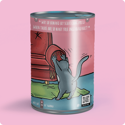 JUST CAT FOOD #1 - "Scratching Post"