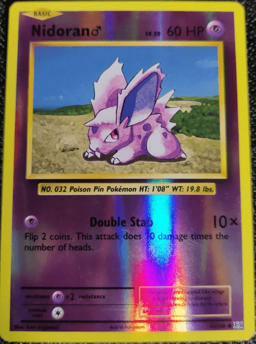 Nidoran XY 43/108 Reverse Holo NM/M Collection OpenSea