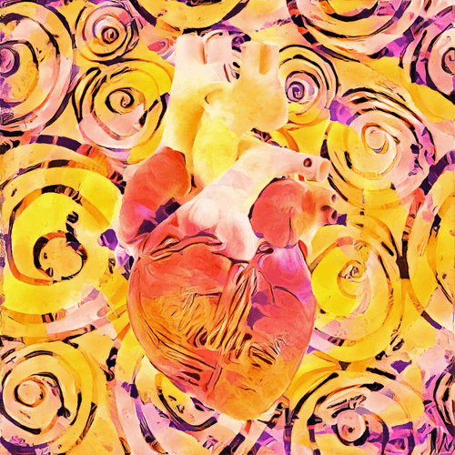 Swirling heart