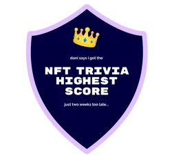 An NFT Trivia Almost Prize