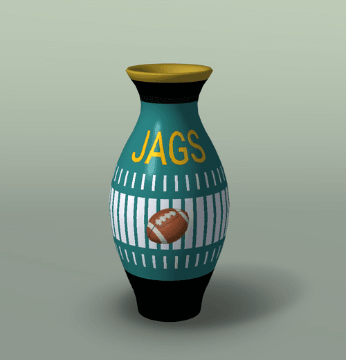 Jaguars Football Ceramics