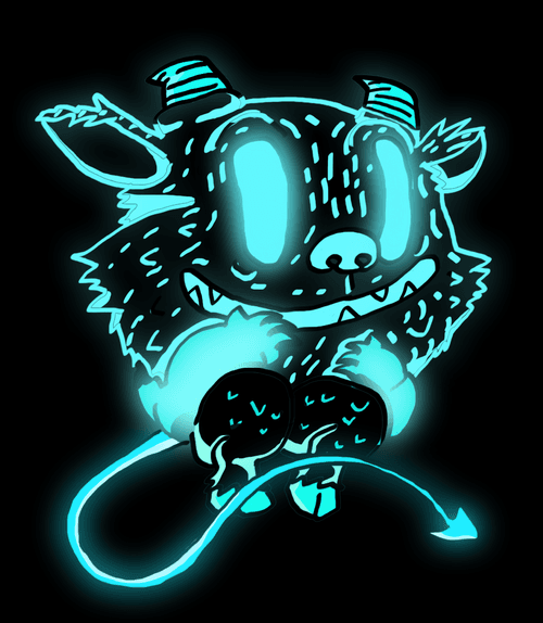 BABY SATAN #8 Glow in the dark