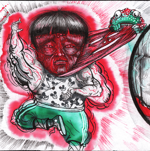 The bird who was a false prophet, episode 1, painting 7