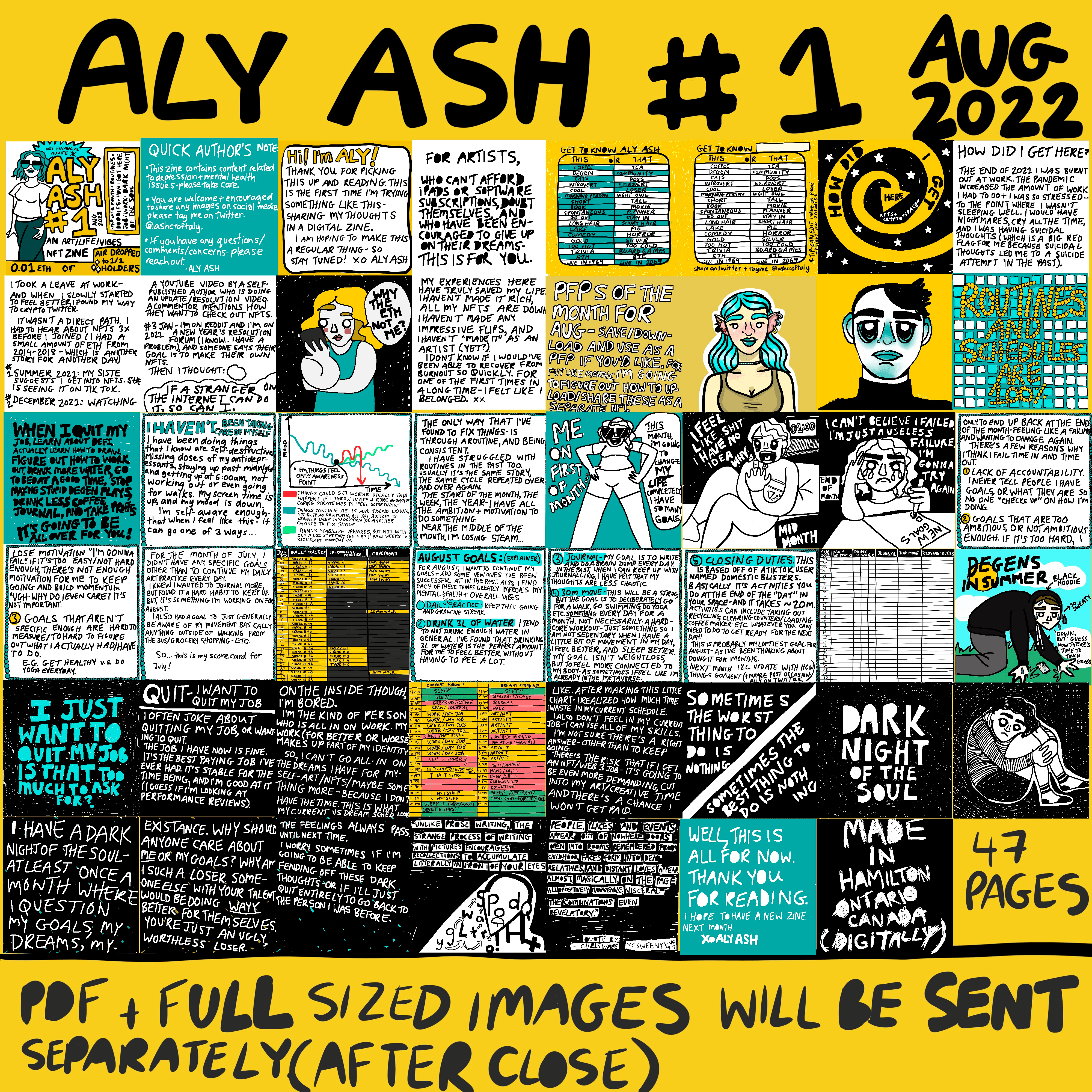 Aly Ash NFT Zine # 1