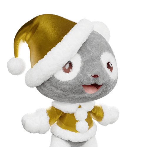 3D LEELEE-Santa-Reverse-Fluffy-#20471