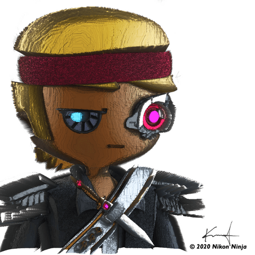 Depth Mapped Pirate 7724