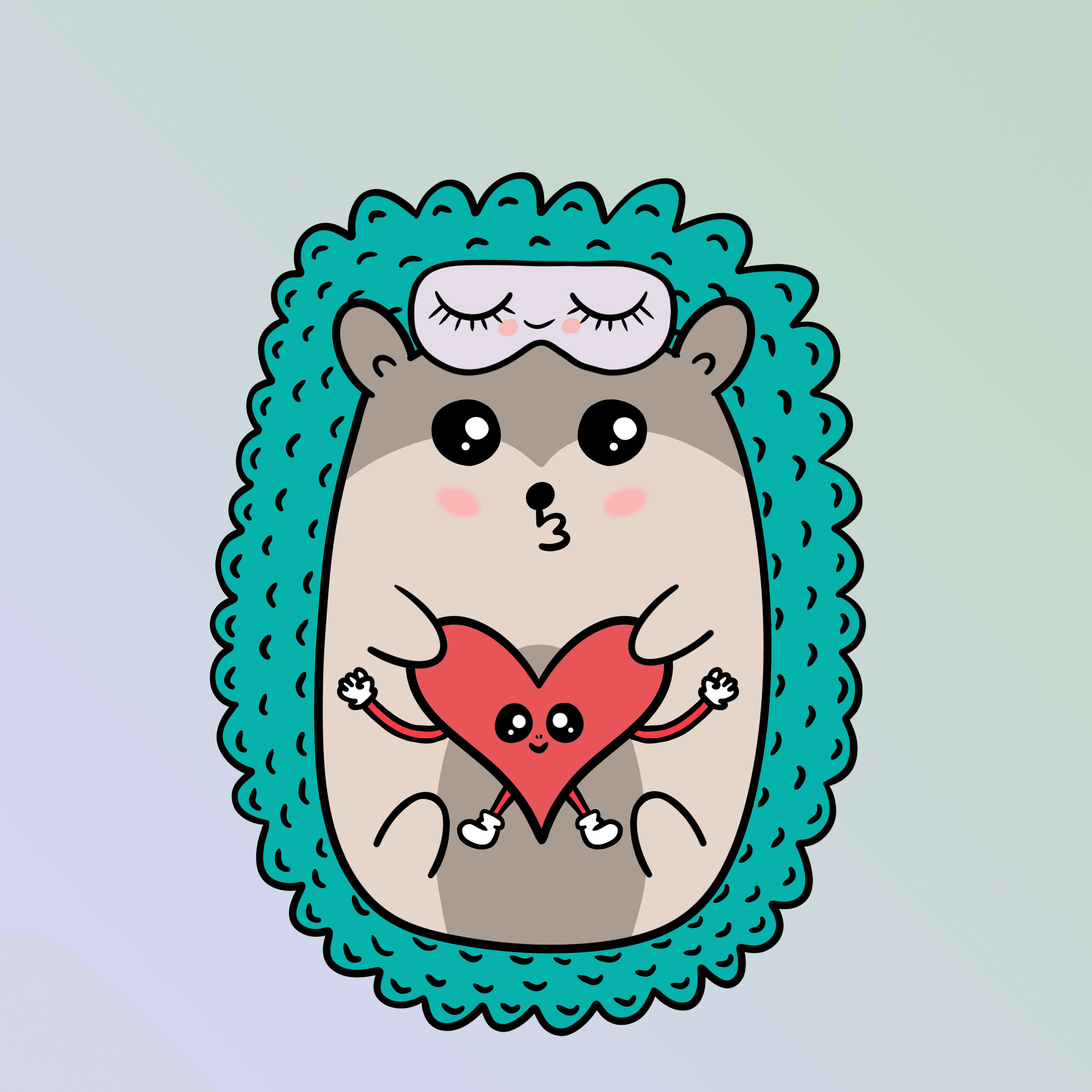 Mini Fluffy Hedgehog #862