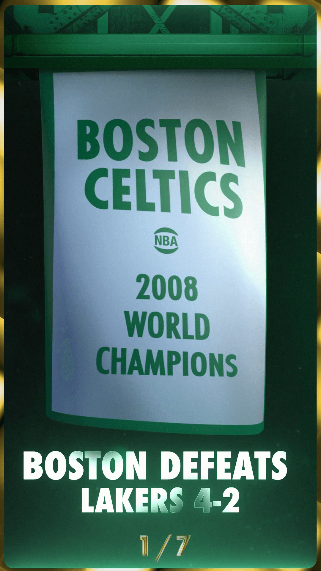 2008 Champs Gold Edition 1/7