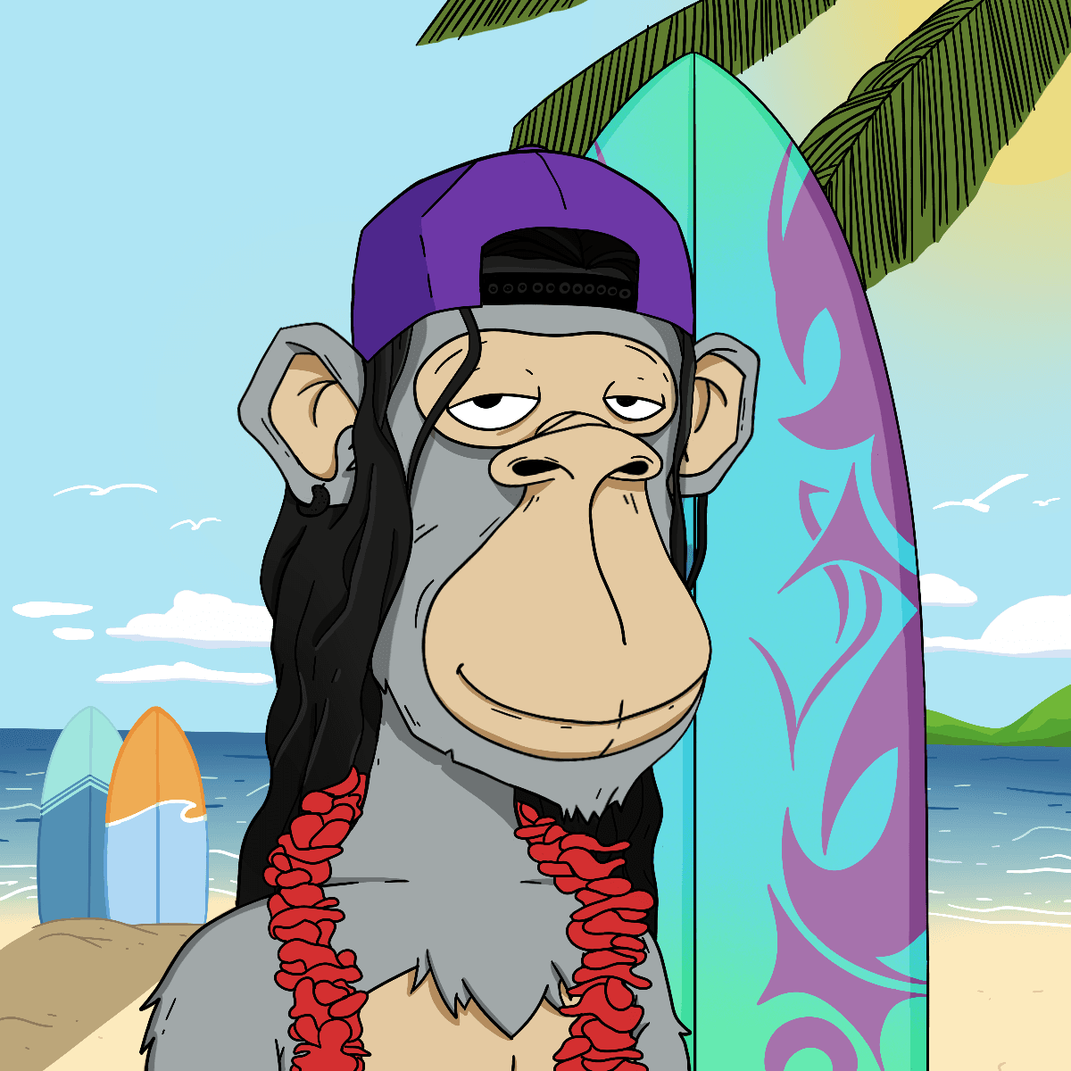 Chillin' Ape Surf Club #2108