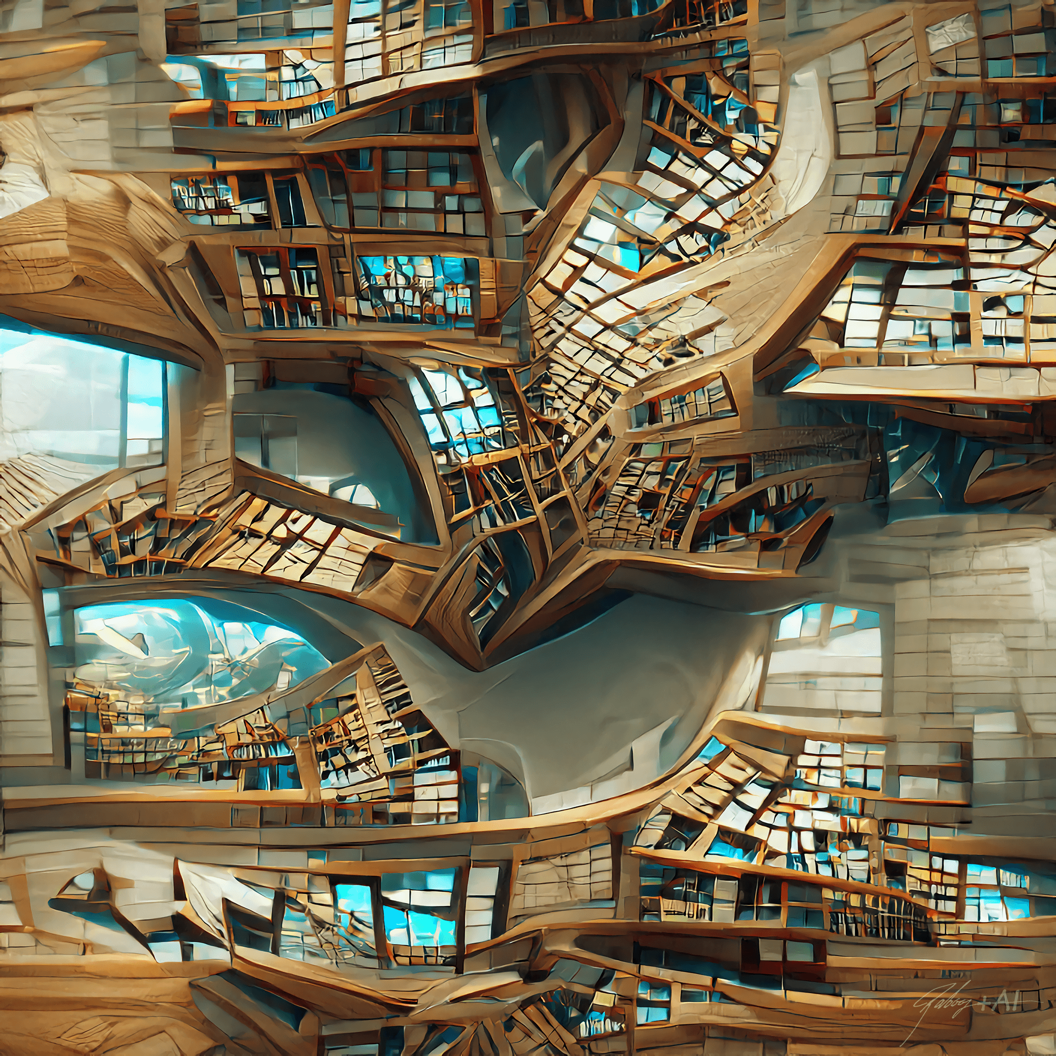 4 dimensional Modern library