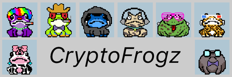 CryptoFrogz banner