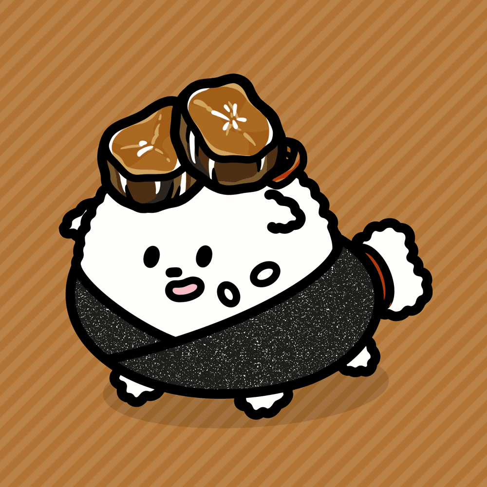 Caciocavallo Kyuuri Tsukemono Onigiri - Caciocavallo Dog | OpenSea