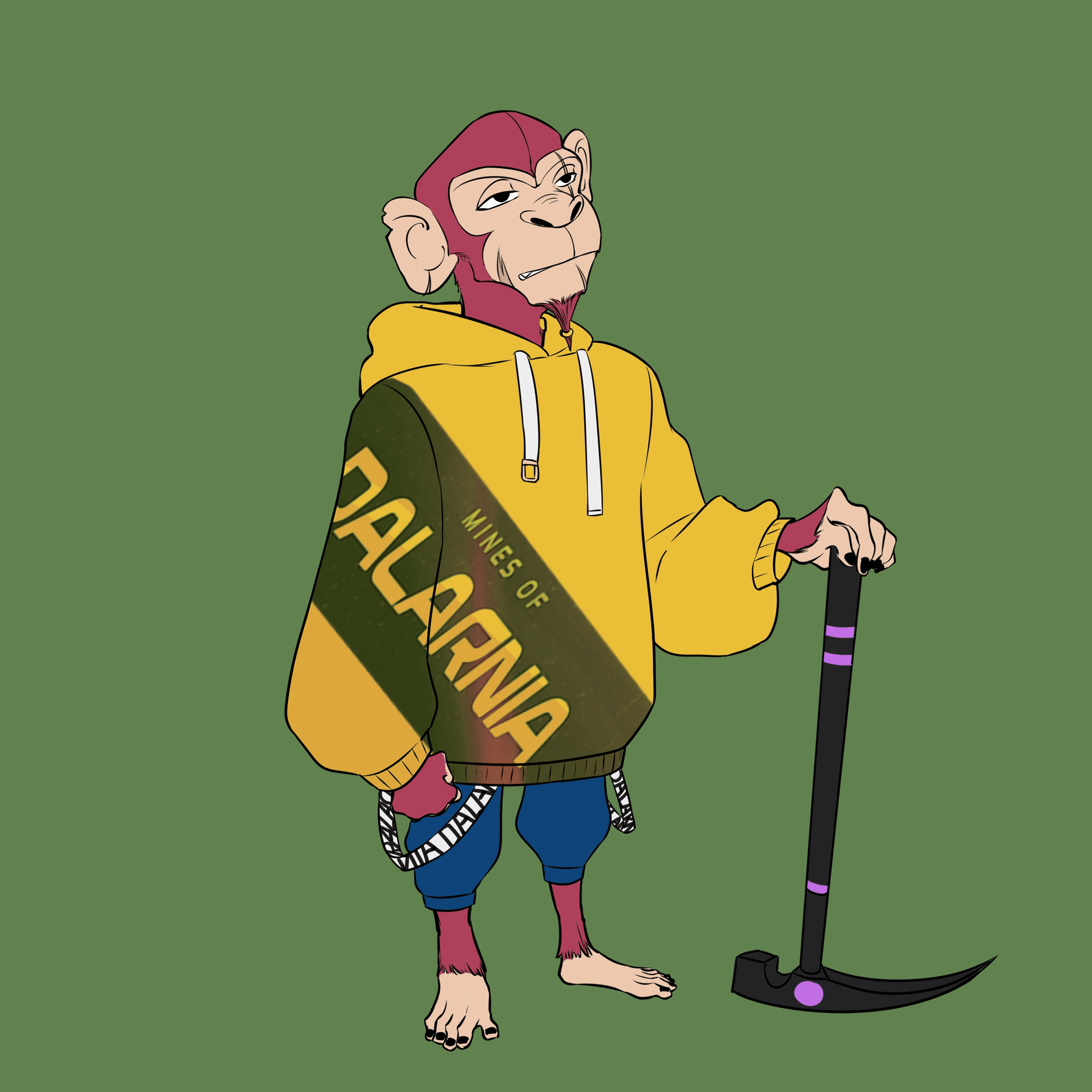 Mining Ape 1763 Mines of Dalarnia Mining Apes Collection OpenSea