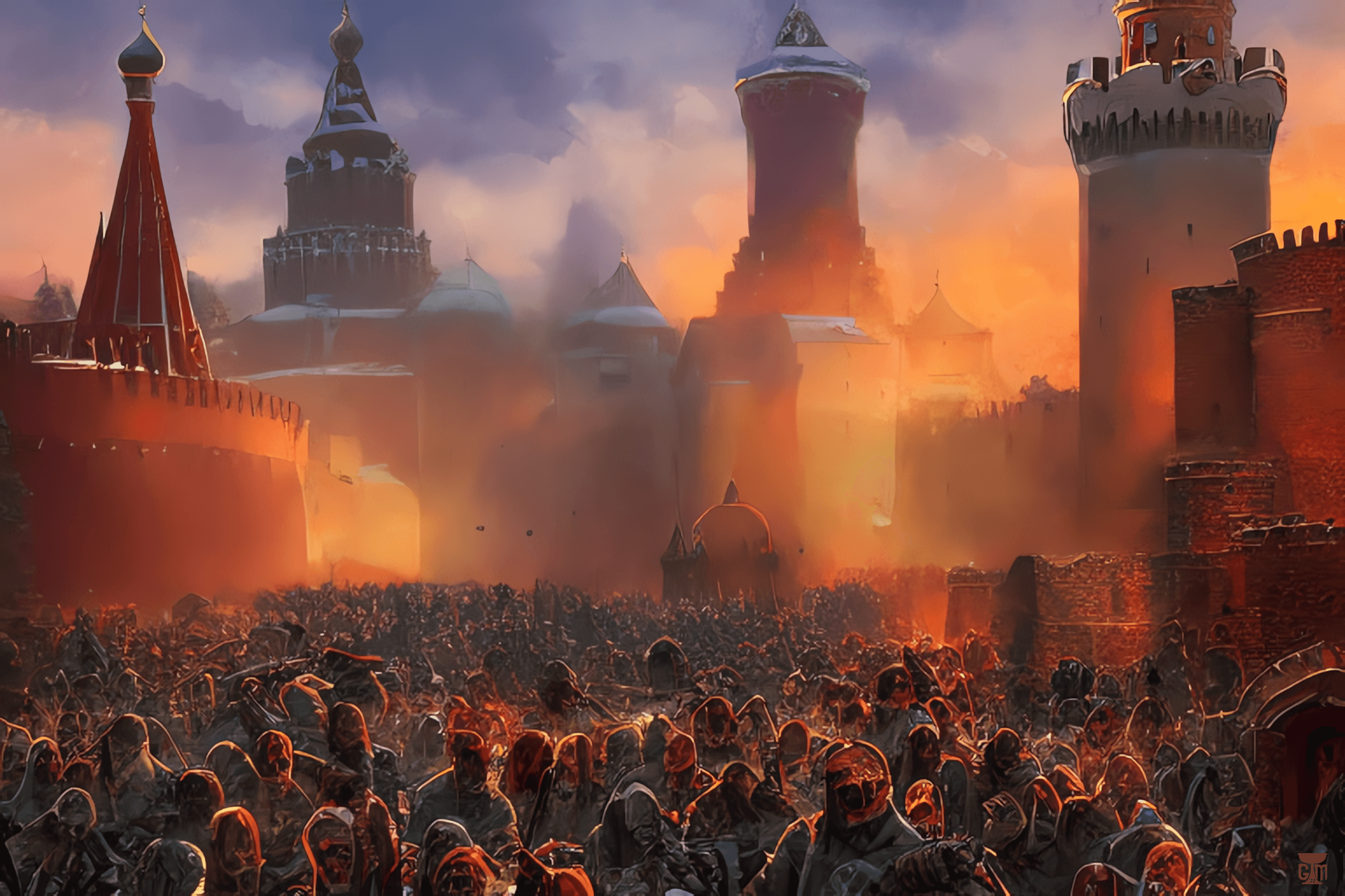 The Kremlin Zombie apocalypse 10 3072 - Gates fallen