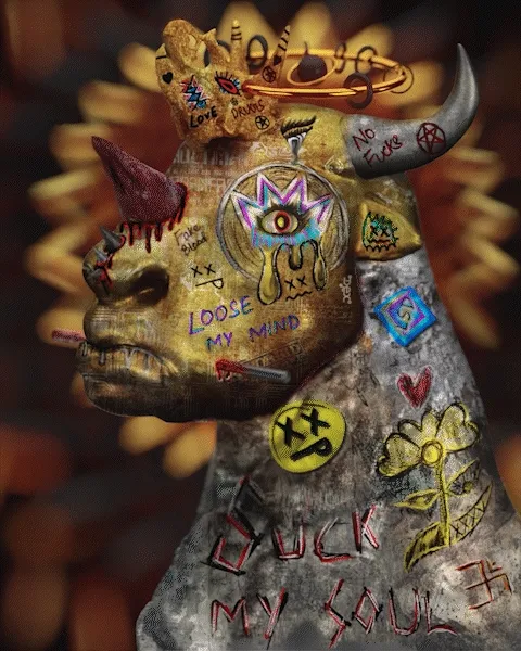 Sacred Golden Bull