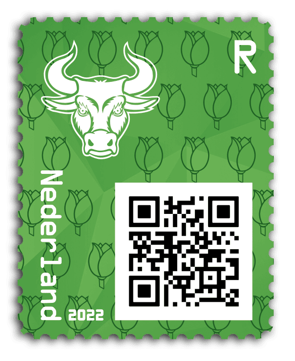 Green Crypto PostNL Stamp 72xNWx PostNL Crypto Stamps OpenSea