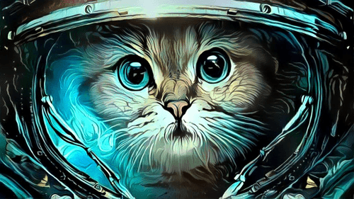 AI ART KITTIES IN SPACE